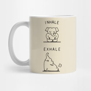 Inhale Exhale Elehant Mug